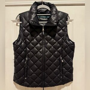Lauren Ralph Lauren Black Quilted Women's Vest